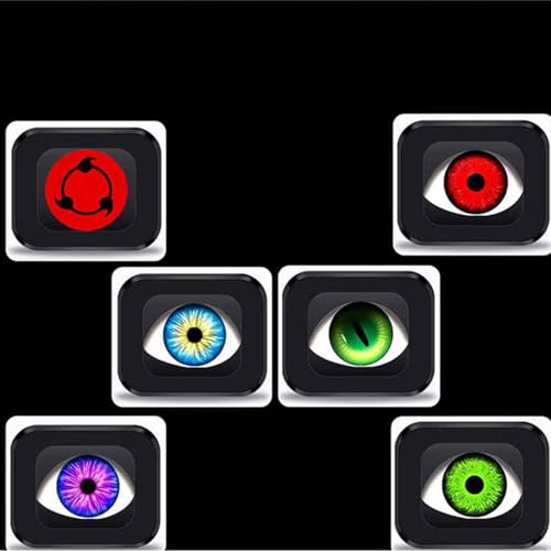 Ojos LED para motocicleta luces impermeables 12V 36V de seis modos para scooter y coche 6