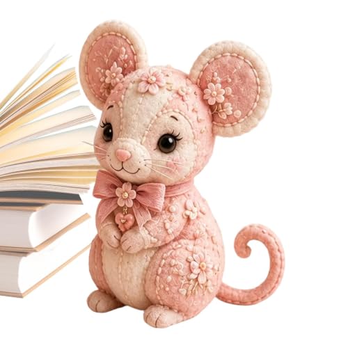 Kit de costura de animales para decoración de escritorio y proyectos relajantes en casa