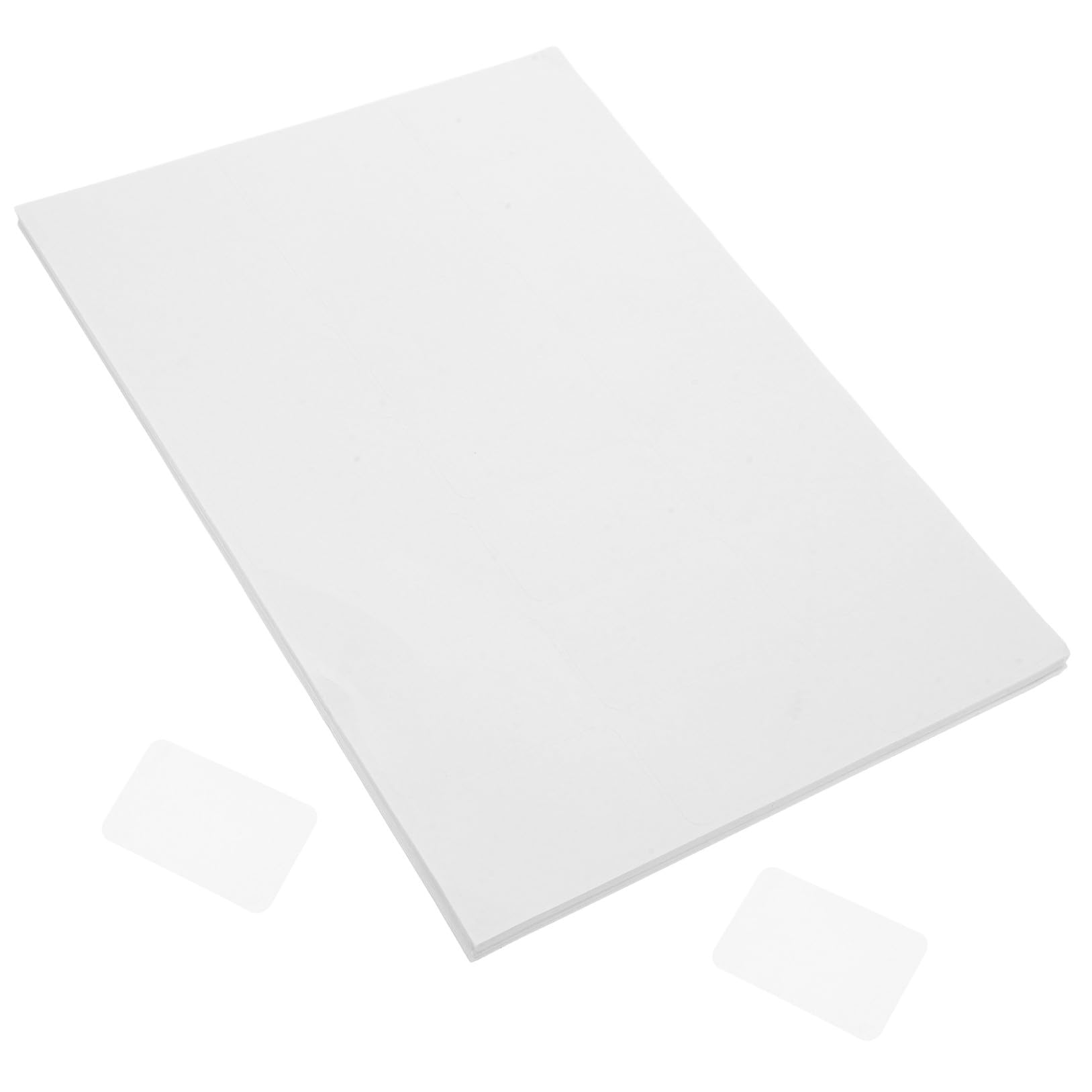 Etichette Adesive Bianche A4 in Carta, 100 Fogli, 21 per Foglio | Stampante e Ufficio, Adesione Precisa e Forte, Identificazione Rapida, Uso Versatile in Magazzino