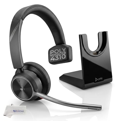 Witty Ultra Bluetoothオーディオ機器 Amazon.com: Poly Voyager 4310 UC Wireless Bluetooth Headset (USB-A