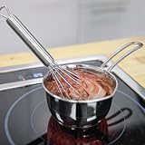 Küchenprofi Rondel 18 cm, 1,5 litra | stal nierdzewna | patelnia do masła indukcyjnego | garnek do mleka z dzióbkiem | z praktyczną skalą pomiarową | rondel | nadaje się do wszystkich rodzajów