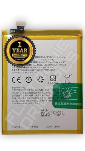 Image of BLP631 Battery for Oppo F3 / F5 / A77 /CPH1723 / CPH1727 / CPH1609 / CPH2339 / Battery with 1 Year Warranty****(U152)