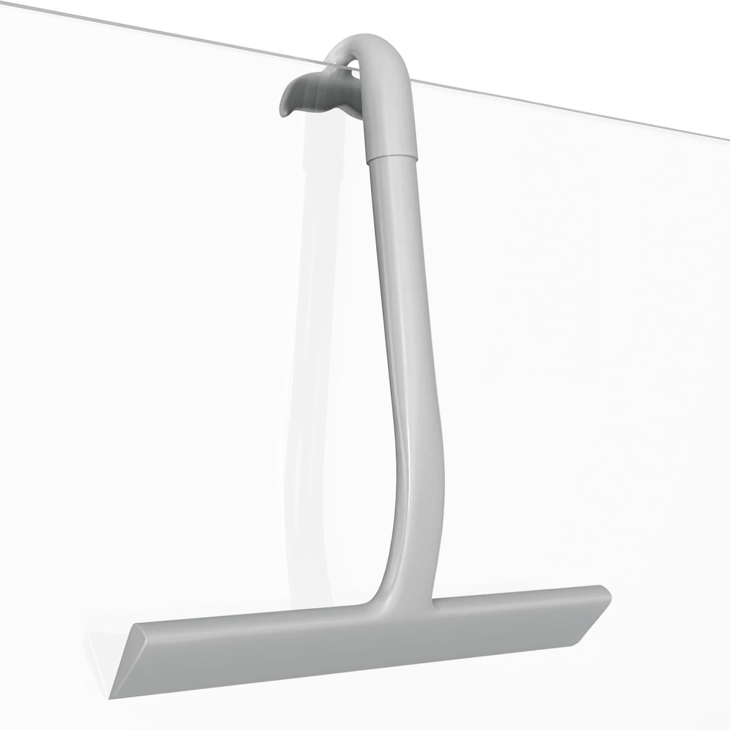 Shower Squeegee for Shower Doors,Silicone Shower Squeegee with Built-in Hook Design for Easy Hanging and Cleaning, Bathroom Squeegees for Scraper for Mirror,Car,Window and Glass Cleaning-22.5 CM