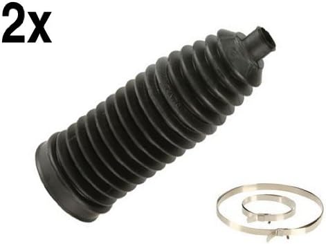 for Porsche 955 Steering Rack Boot + Clamps Front L+R (x2)