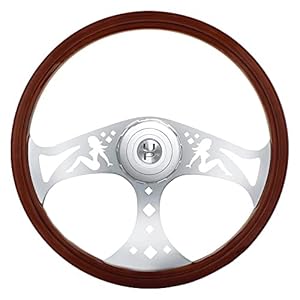 United Pacific 88141 Chrom Lady Lenkrad 45,7 cm