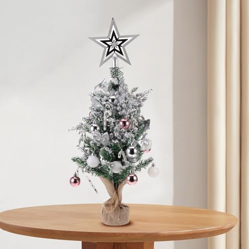 Árbol de Navidad de mesa pequeño para decorar pisos pequeños sin ocupar espacio 7