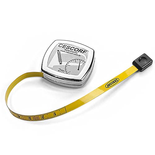 Trena Corporal Antropométrica Fita Em Aço Cescorf - 2 Metros