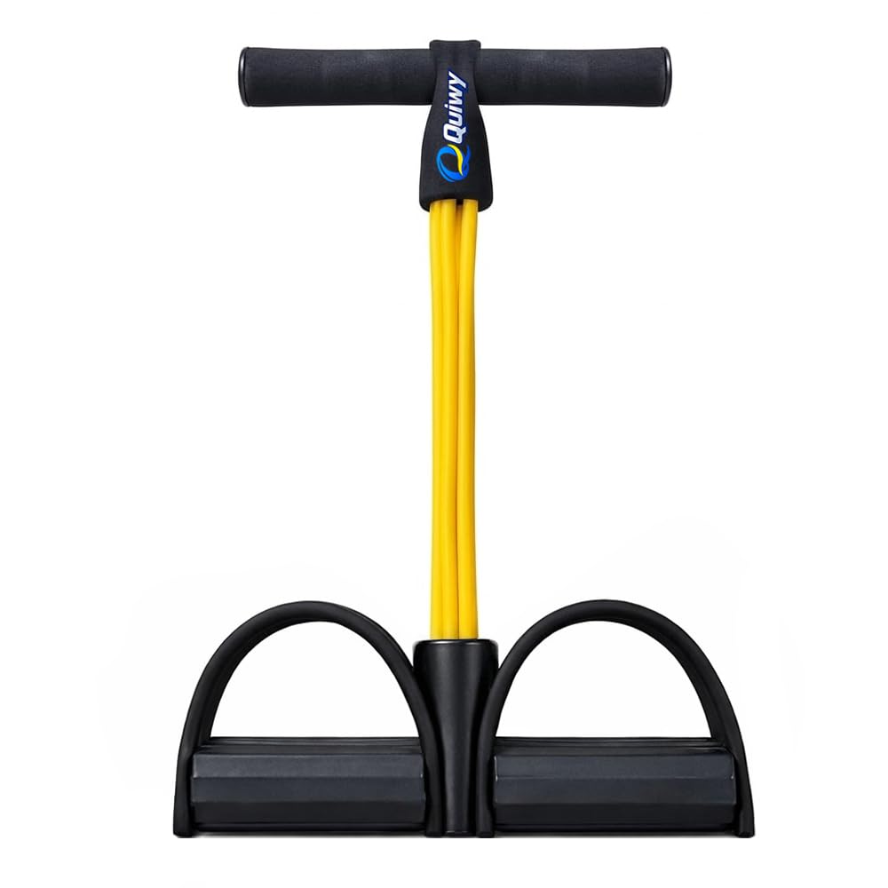 Ab Force Pro Tummy Trimmer for Men & Women – 4 Latex Rubber Tube Bands Ab Exerciser with Foot Pedal, Resistance Band Stomach Workout Equipment for Home Gym, Belly Fat Burner Fitness Tool-image-42