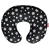 Funda de almohada de lactancia para bebé, estrella negra