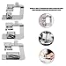 Wide Rolled Hem Presser Foot Set, 3 Pieces Rolled Hemmer Presser Foot Kit (1/2 Inch, 3/4 Inch, 1 Inch) for Singer, Brother, Janome and Other Low Shank Sewing Machines Accessories