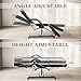 KIIUMI Facial Tattoo Chair Hydraulic Lash Esthetician Bed for Client, Beauty Barber Massage Table with Rolling Stool, Adjustable 360° Swive 3-Section Artist Spa Salon Chair Equipment, Black