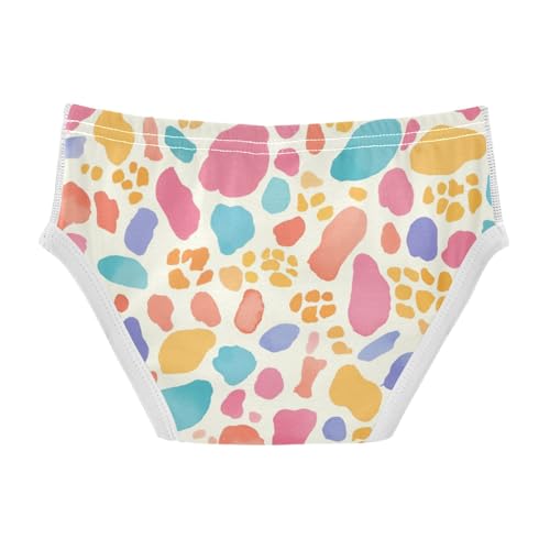 KLL Leopard Print Toddler Boys Pure Cotton Underwear Briefs Cute Undies2