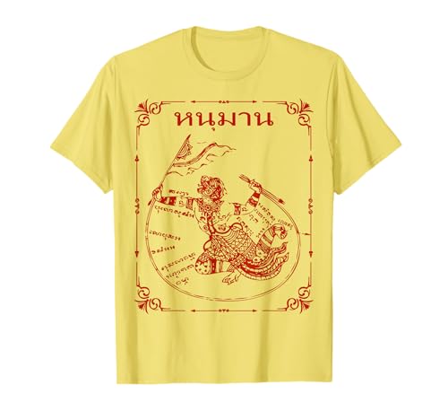 Hanuman Sak Yant Thailand Souvenir Yantra Tattoo Buddhism T-Shirt