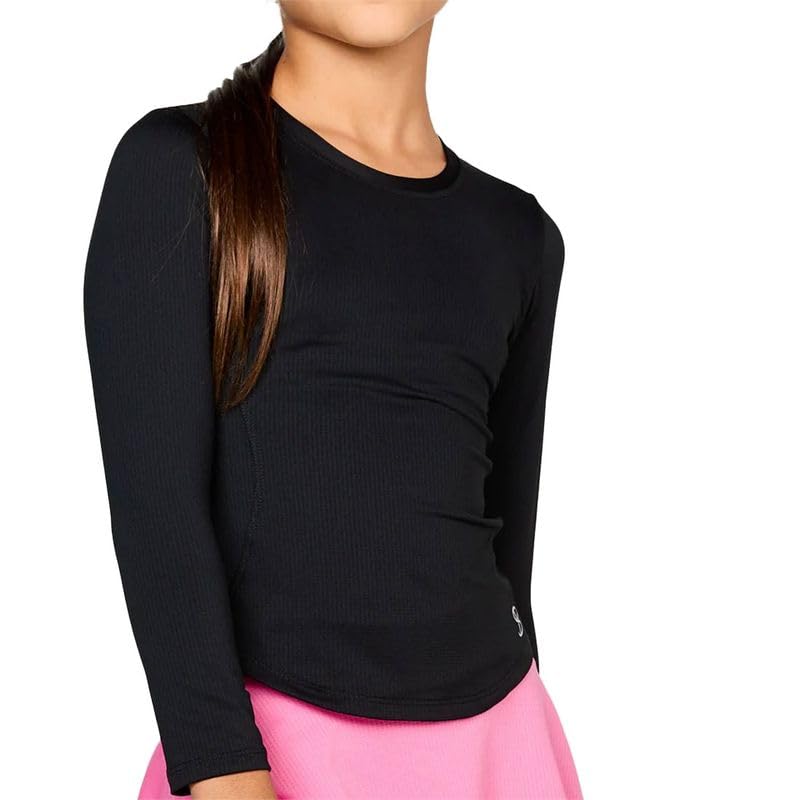 UV Colors Girls Long Sleeve Top - Black