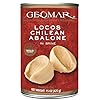 GEOMAR Locos (Chilean Abalone) in Brine - Hand Caught by Divers - Nutritious Seafood Delicacy - High in Protein and Ready-to-Eat - 3 Pieces per Can (15 oz)