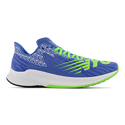 New Balance NYC Marathon FuelCell Prism Laufschuh für Herren, Faded Cobalt/Energy Lime, 42.5 EU