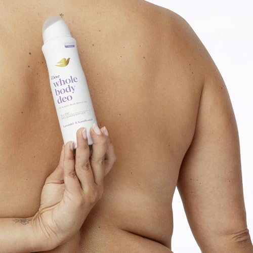 Dove Whole Body Deo Lavendel- & Kamillenduft Deospray mit 0% Aluminiumsalzen für Achseln, Brust, Beine und mehr 150 ml – Ansicht 5
