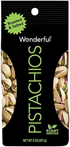 Wonderful Roasted & Salted Pistachios 8 oz