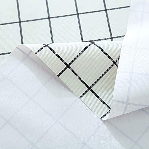 Chizoya Table Cloth Wipe Clean Tablecloth Wipeable Pvc Waterproof Rectangular Table Cover Plastic Table Protecter For Kitchen Outdoor (54X72 Inch, Plaid) #TOP5