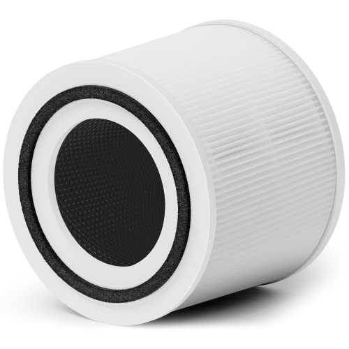 Nispira 3-in-1 True HEPA Activated Carbon Replacement Filters For LEVOIT Core 300 Air Purifier Part 300-RF, 2 Packs - Foto 5