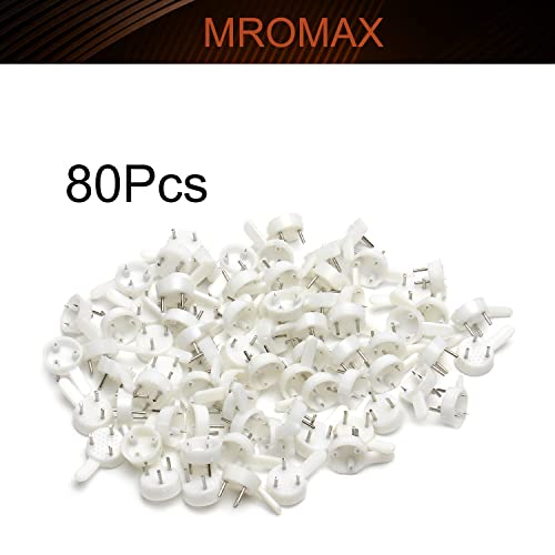 Image of Nails For Hanging Pictures,Picture Hooks Hardwall Hangers for Hardware Concrete Wall Hooks Invisible Nail Hangers Non-Trace Wall Picture Hanger No Damage Stucco 0.98 inch x 0.59 inch (L*W)(80pcs,0.98 inch x 0.59 inch