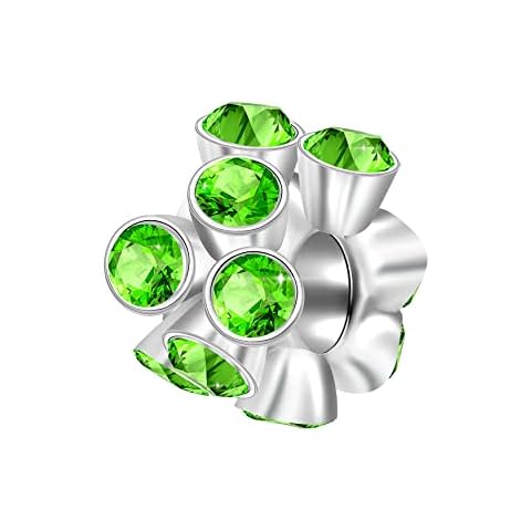 Perle Andante Argent 925 Cristaux Verts Cover