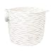 Laundry and Storage Cotton Rope Basket for Laundry, Toys, Baby Boys or Girls Room | Woven Bins with Pom Poms| Use as Hamper, Toy and Storage Basket