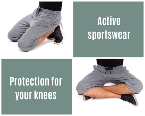 USRA 3/4 Capri Pants Below Knee Shorts with Pockets Flexible Athletic Yoga Pants for Boys Flexwaist Stretchy Casual Active4