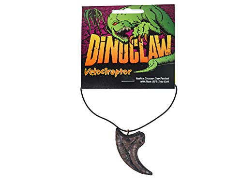 adults Velociraptor Dinosaur Claw Pendant Necklace (344-2)