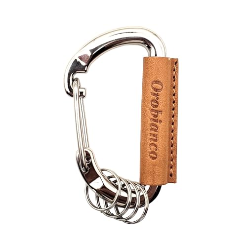 [オロビアンコ] カラビナ キーリング ORKY-004 正規品 キーホルダー (ベージュ)