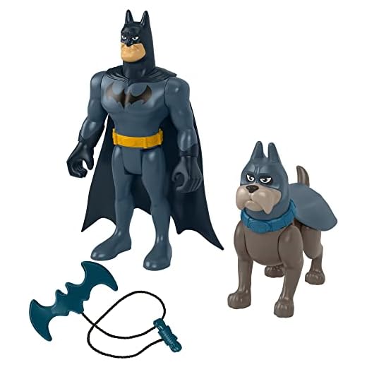 DC Liga de Super Mascotas Ace Héroe y mascota Figuras de juguete (Mattel HGL03)