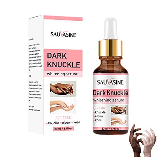 Dark Knuckle Whitening Serum, Whitening Serum Hand Knuckle Glow Serum for Removing Dark Knuckle Elbow, Brighter, Moisturizing, E