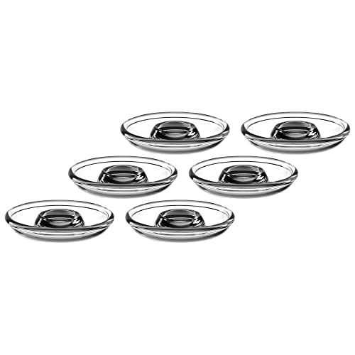 Leonardo Ciao Eierbecher, 6-er Set, Durchmesser 12 cm, spülmaschinengeeignet, Klarglas, 060285