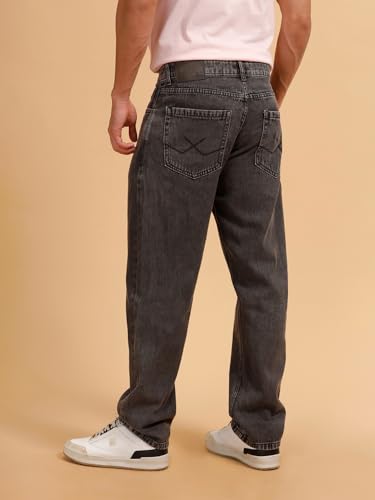 Image of WROGN Men's Anti Fit Jeans | Mid Rise | Jeans for Man