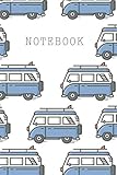 Camping Notebook: Van / Camping / Adventure Notebook / 6x9 inches / lined white paper / 120 pages