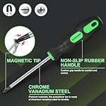 7-Piece Magnetic Screwdrivers Set, 4 Phillips and 3 Flat, Professional Cushion Grip Screwdriver Set - Image 3