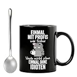 【Tasse Avec Message Humour et Cuillère Incluse】Contrairement à une simple tasse humour travail, ce produit est proposé comme un set pratique avec une cuillère assortie de 13 cm. Cette combinaison rend le mug immédiatement utilisable et apporte une vraie valeur ajoutée, idéale pour ceux qui recherchent un cadeau bureau original et complet pour un collègue ou une collègue