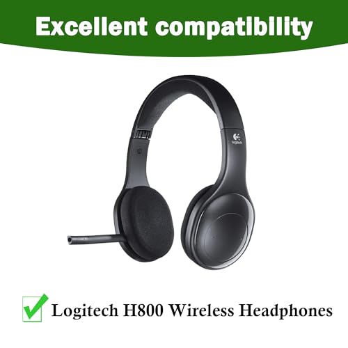 H800 Headset Replacement earpads Compatible with Logitech H800 Wireless Headset Ear Cushions with Protein Leather miniatura 2