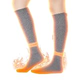[COMEDYKING] 2025年新登場 あったかい 靴下 ぽかぽか温活ソックス 【脚首パイル発熱・あったか暖炉気分】 極厚手 冬用 吸湿発熱素材 靴下 レディース ルームソックス あったかグッズ【人気雑誌掲載・WEBで話題沸騰！】 レッグウォーマー 保温 持続発熱 プレゼント ギフト 冬必需 グレー 23-25cm