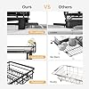 SNTD Dish Drying Rack - Extendable Dish Rack, Large Sink Drying Dish Drainer for Kitchen Counter, Stainless Steel Dish Strainer with Utensil Holder (Black) #2