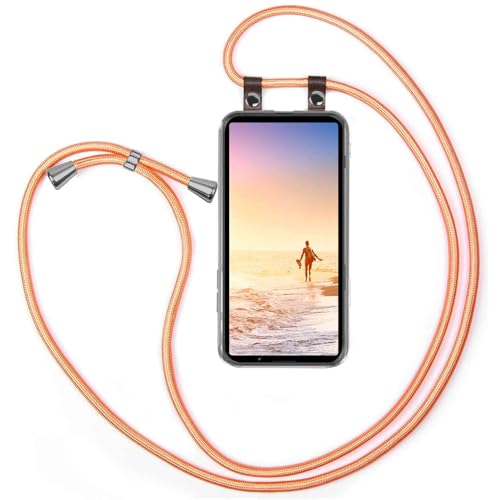 Coque silicone Sony Xperia 5 V avec cordon amovible contre les chutes