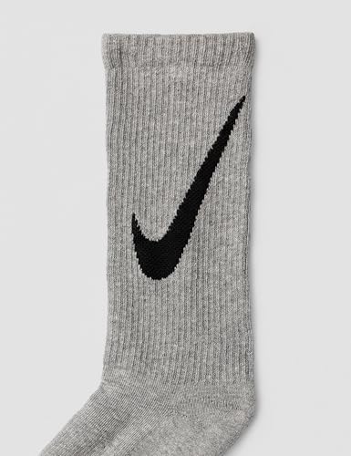 Image of Nike Unisex Kids' Everyday Cushioned Crew Socks (6-Pack) | Boys and Girls