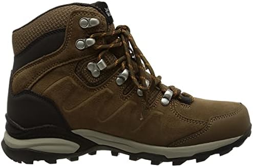 Jack Wolfskin Women's Refugio Texapore Mid Hiking Shoe, Brown/Apricot, 7.5 | Image 5