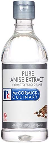 McCormick Culinary Pure Anise Extract, 16 fl oz - One 16 Fluid Ounce Bottle of Anise Extract for Baking, Subtle Licorice Flavor for Cookies, Cakes and More