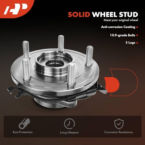 A-Premium Rear Wheel Bearing and Hub Assembly with ABS & 5-Lug Compatible with Dodge Journey 2009-2020 by A-Premium - Image 6