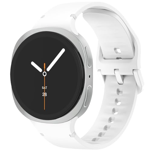 Image of VEMIGON Sport Band Compatible with Samsung Galaxy Watch 8 /8 Classic, No Gap One Click Soft Silicone Replacement Strap for Galaxy Watch 8 40mm 44mm /8 Classic 46mm