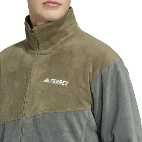 Image of adidas Men's Terrex Multi Full-Zip Fleece Hiking Jacket