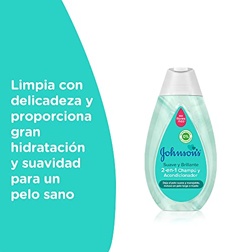 Miniatura 3 de Johnson S Kids Champú Y Acondicionador 2-En-1 No Más Tirones 500ml Champú Niños Y Acondicionador Pelo Ultradesenredante Con Glicerina, Desenredante Pelo Para Todo Tipo De Cabello