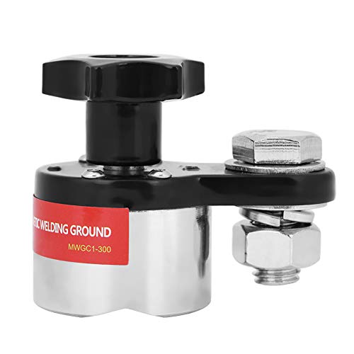 Terra di saldatura, 300A Morsetto di terra magnetico per saldatura a terra Connettore magnetico Interruttore di terra per saldatrice industriale