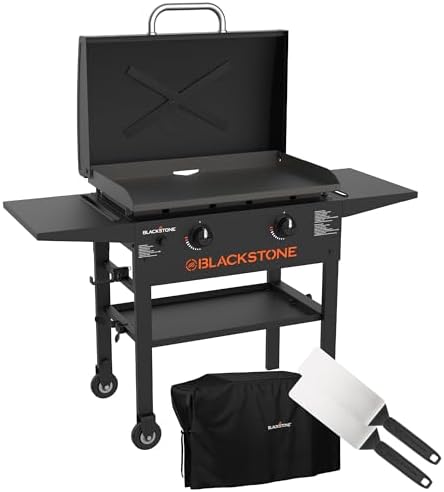 Blackstone 2450AZ 28" Omnivore Griddle Bundle with Soft Cover and Two Spatulas